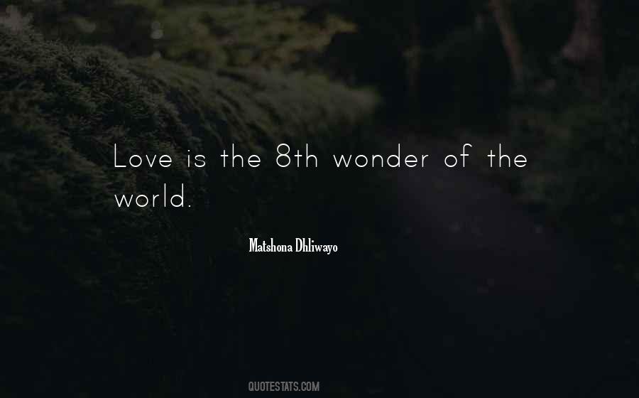 Wonder Love Quotes #99792