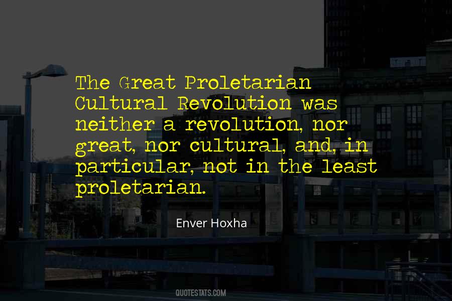 Proletarian Revolution Quotes #1146863