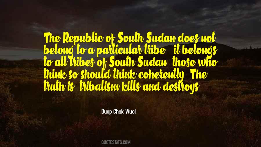 Quotes About South Sudan #561833