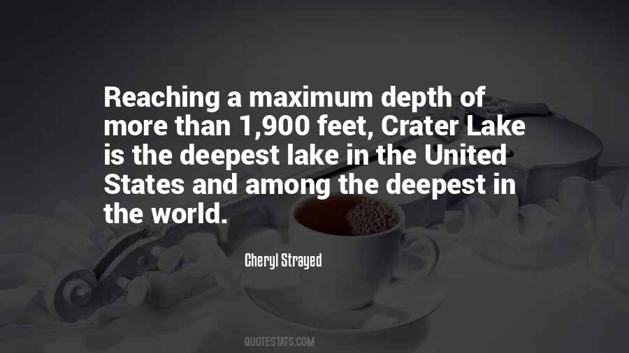 Quotes About Crater #389412