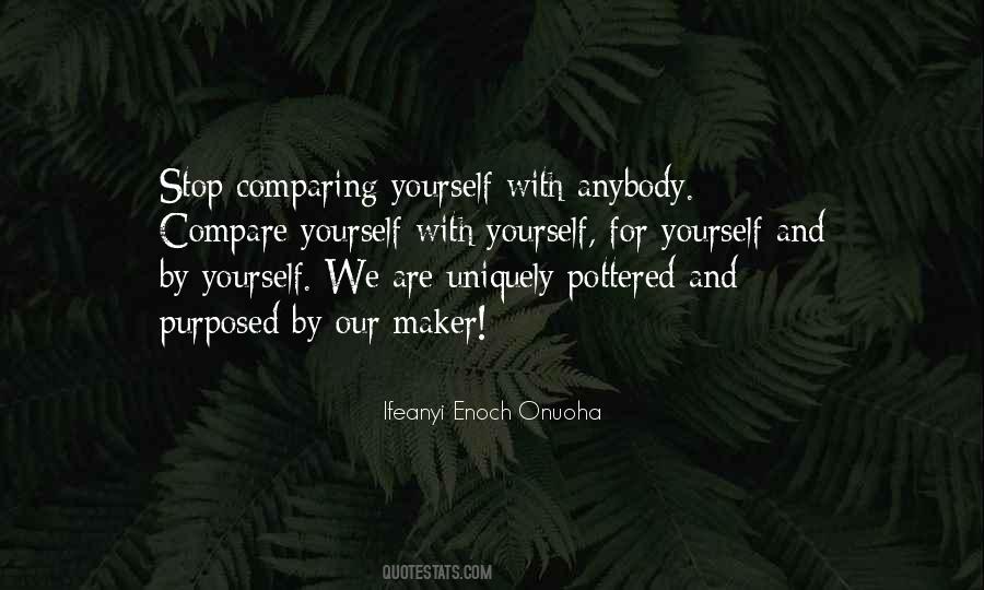 Quotes About Comparing Yourself #1739014