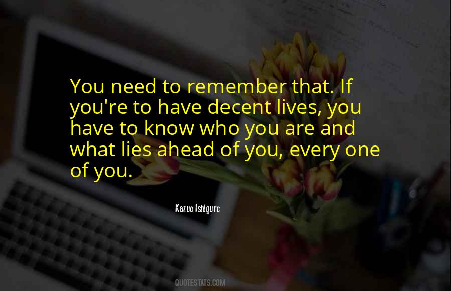 Ahead Are Quotes #2476