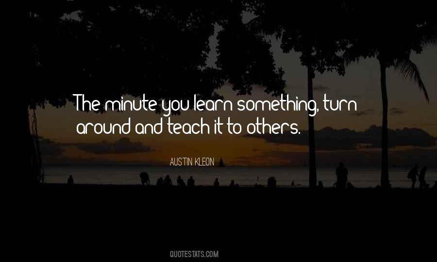 Quotes About Turn Around #1406288