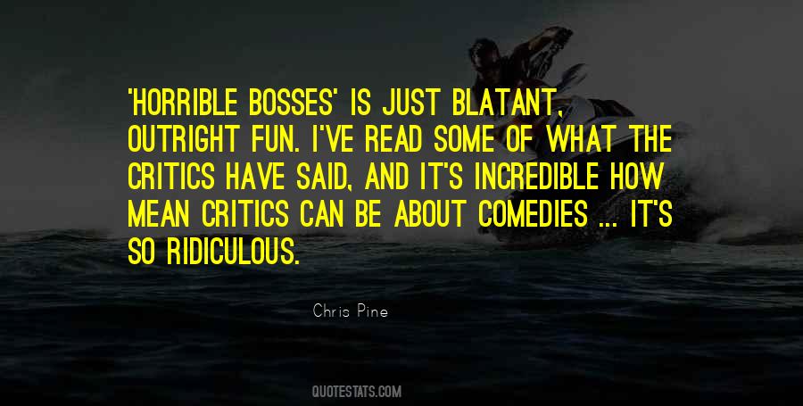 Quotes About Horrible Bosses #1092746