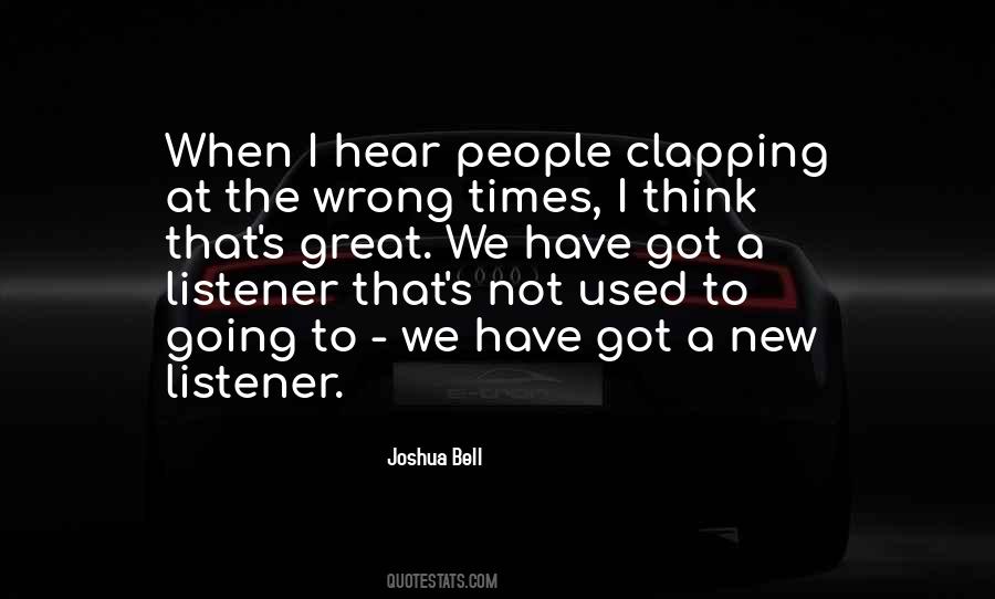 Quotes About Clapping #904595