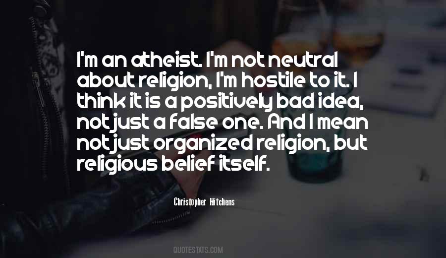 Quotes About Religion Atheist #892549