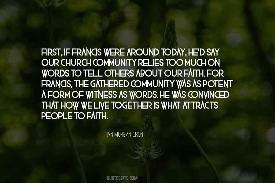Quotes About Church Community #1015746