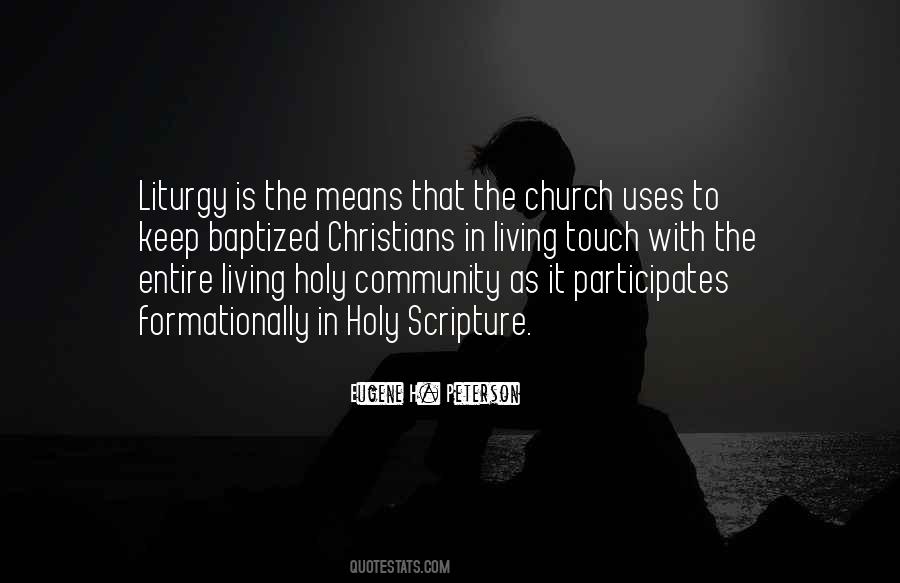 Quotes About Church Community #1078452