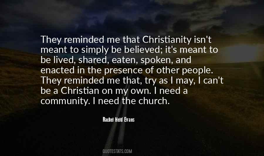 Quotes About Church Community #152934