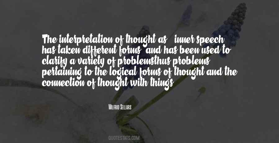 Quotes About Logical Thinking #1521626