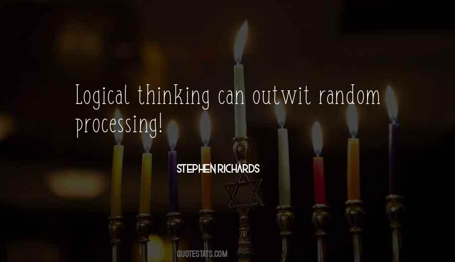 Quotes About Logical Thinking #763200