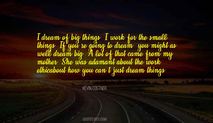 Quotes About My Big Dream #1280129