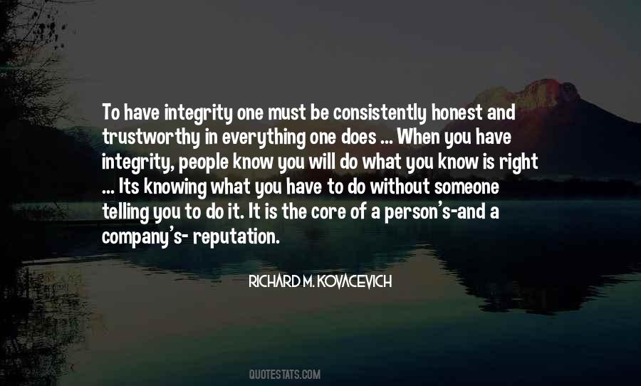 Quotes About Integrity And Honesty #780517