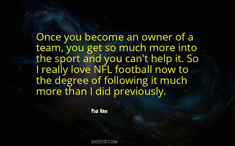 I Love Football Quotes #192861