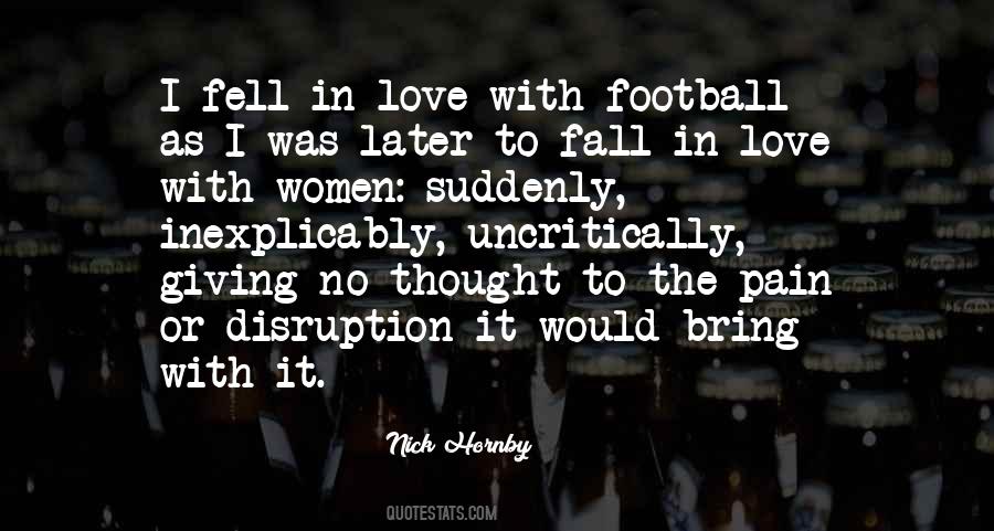 I Love Football Quotes #983278