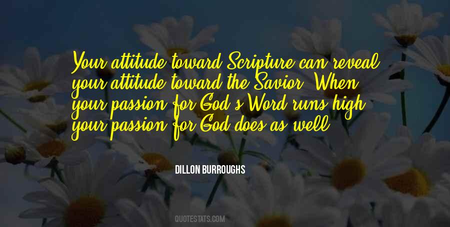 Attitude Toward God Quotes #1680608