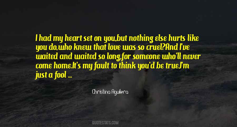 Quotes About Someone Hurts You #1552347