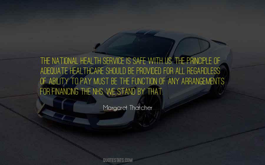Quotes About The National Health Service #1720002