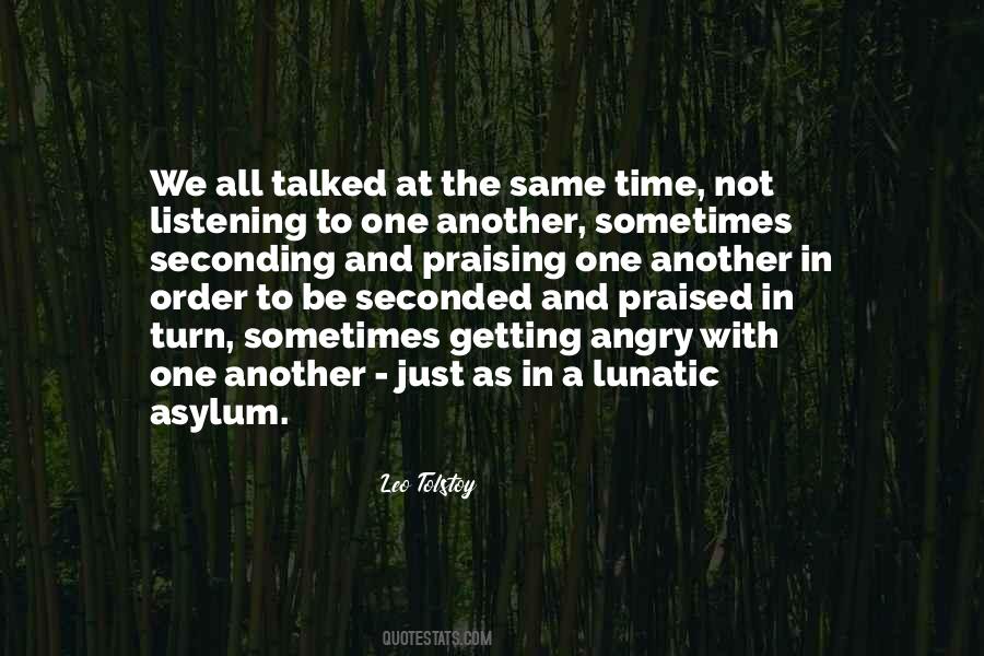 Quotes About Not Listening #1124598