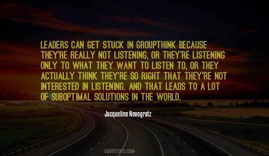 Quotes About Not Listening #1138345