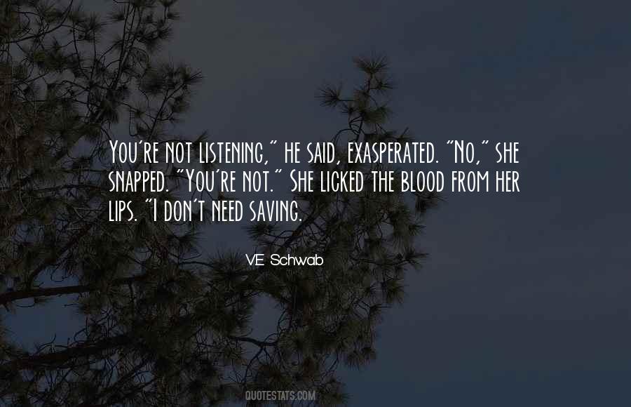 Quotes About Not Listening #215678