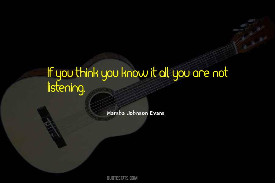 Quotes About Not Listening #585559