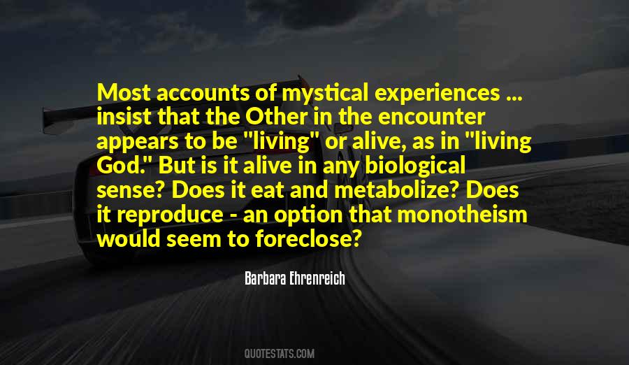 Mystical Encounter Quotes #733541