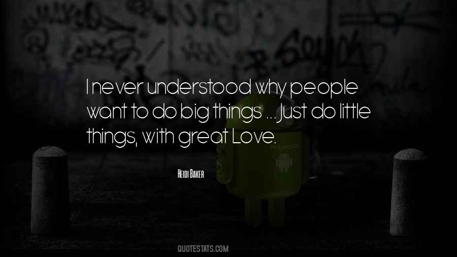 Little Things Love Quotes #832969