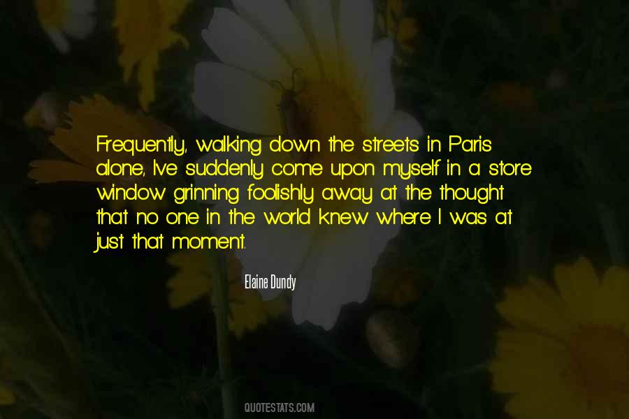 Quotes About Paris Streets #668324
