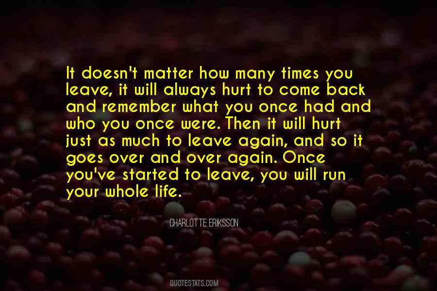 Quotes About Leaving The Past Alone #88173