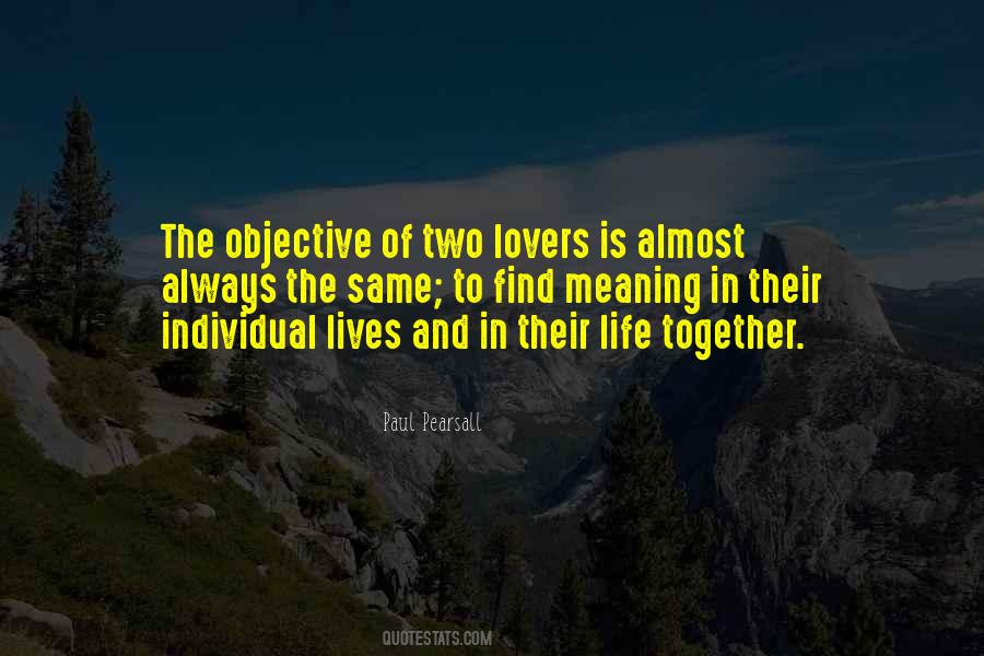 Quotes About Two Lovers Who Can't Be Together #873270