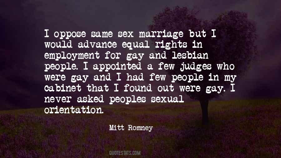 Quotes About Same Sex Marriage Rights #1493073