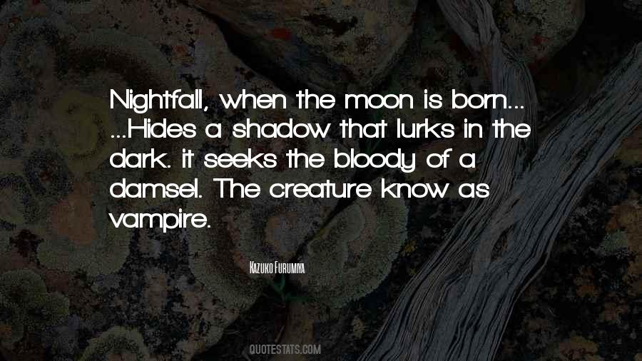 Quotes About Nightfall #1758329