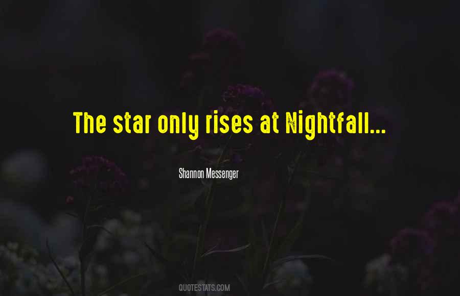 Quotes About Nightfall #191376