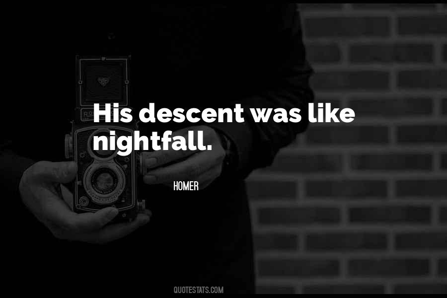 Quotes About Nightfall #82807