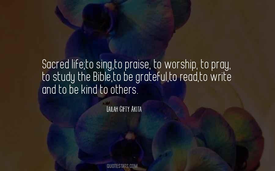 Quotes About Worship And Praise #1516570