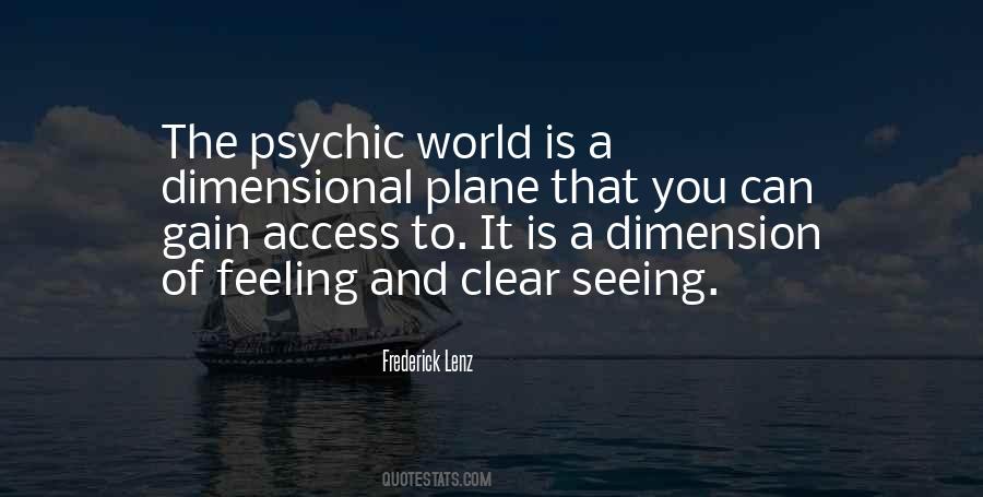 Quotes About Psychics #368230