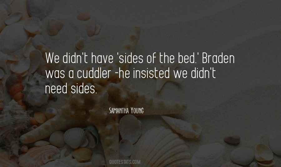 Bed Sides Quotes #189496