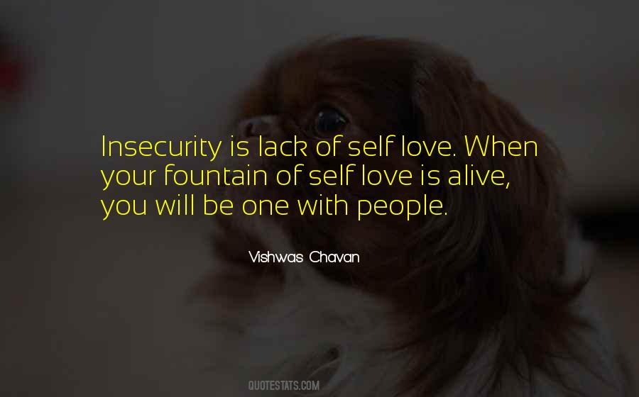 Quotes About Insecurity In Love #1109131