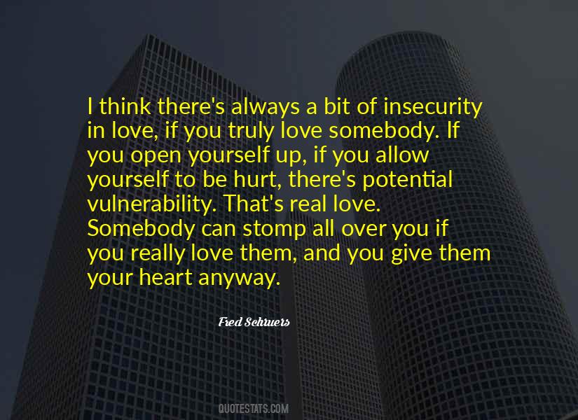 Quotes About Insecurity In Love #1195511