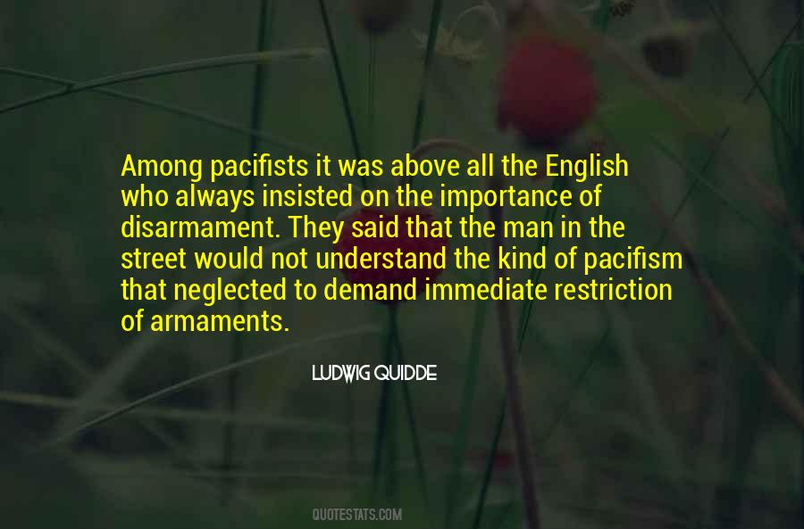 Quotes About Pacifists #1017682