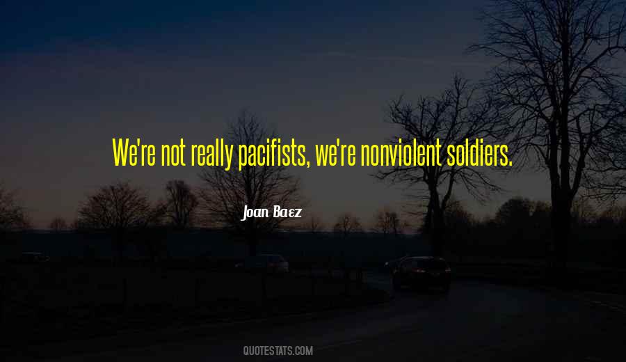 Quotes About Pacifists #1106092