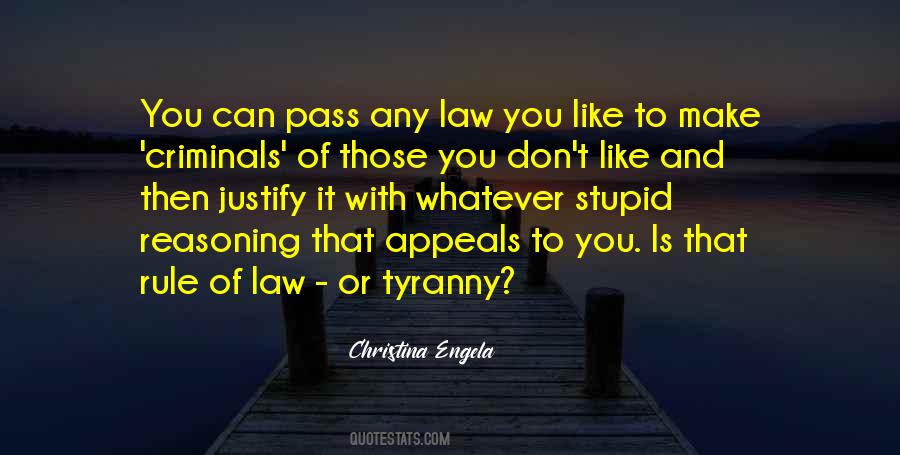 Quotes About Rule Of Law #1243446