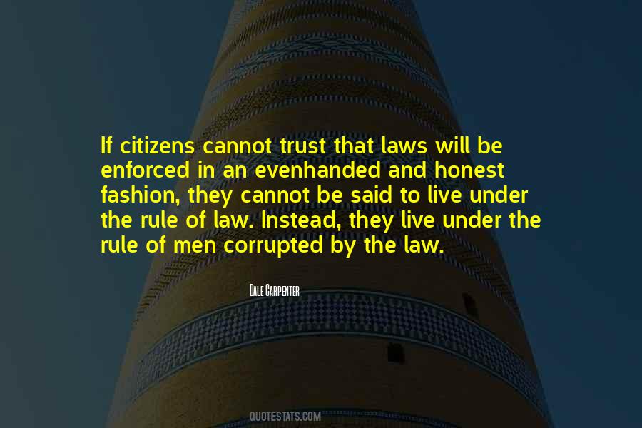 Quotes About Rule Of Law #1455062