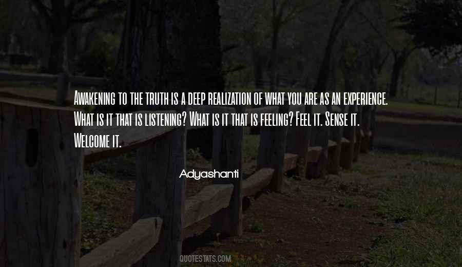 Quotes About Realization Of The Truth #1832075