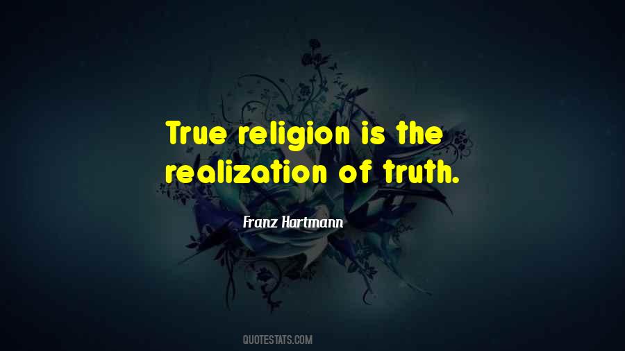 Quotes About Realization Of The Truth #916002