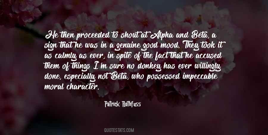 Quotes About Genuine Character #192016