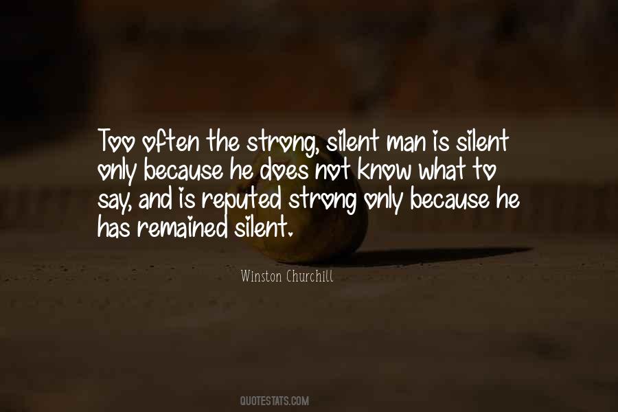 Quotes About Silent Man #1128294