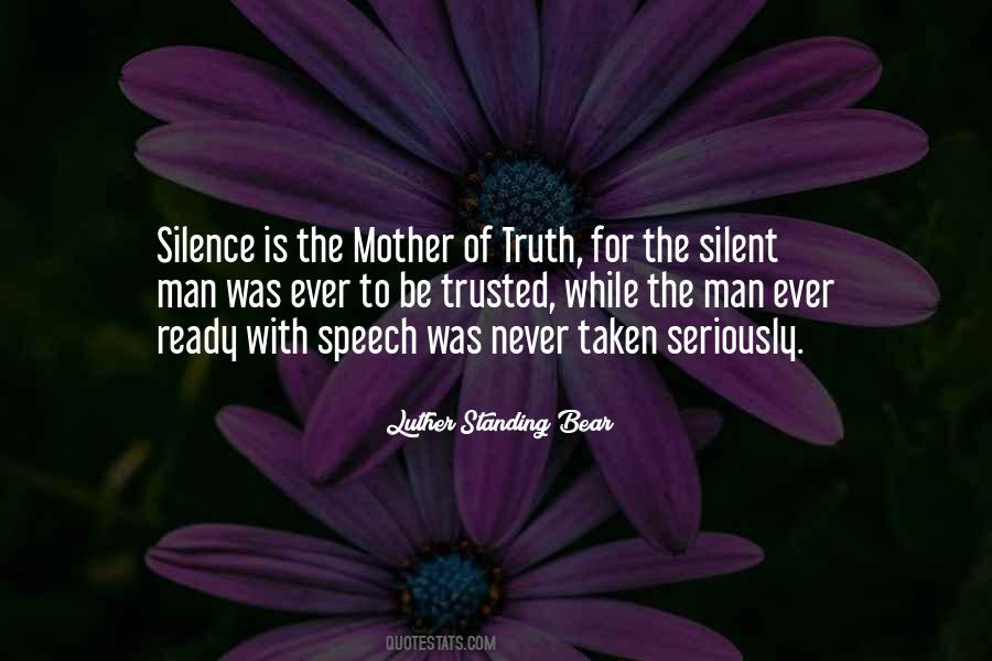 Quotes About Silent Man #293792