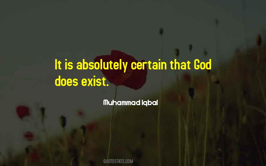 Quotes About Does God Exist #233784